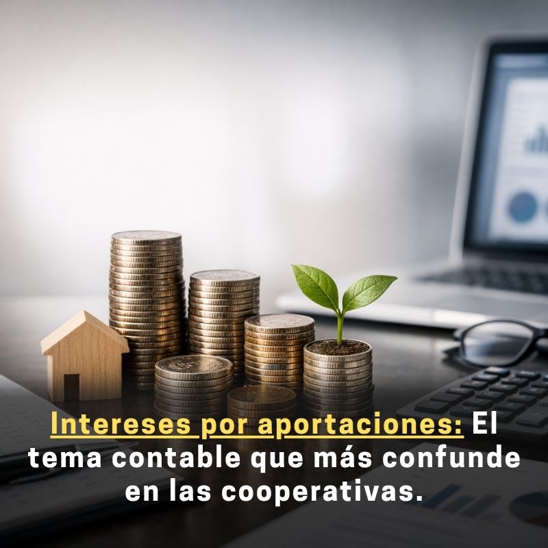 tratamiento contable de los intereses a las aportaciones