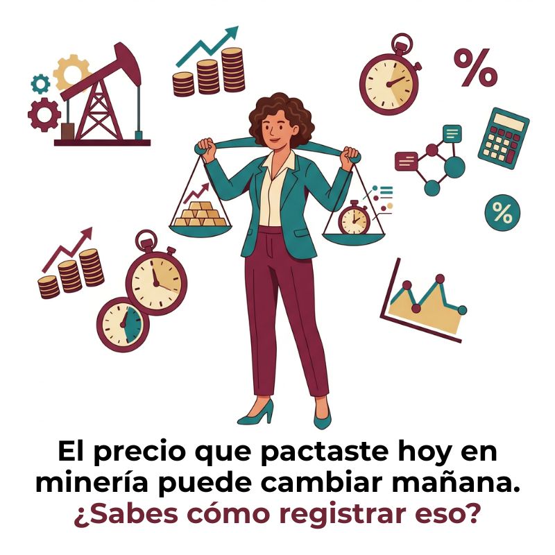 ajuste por precio provisional minería