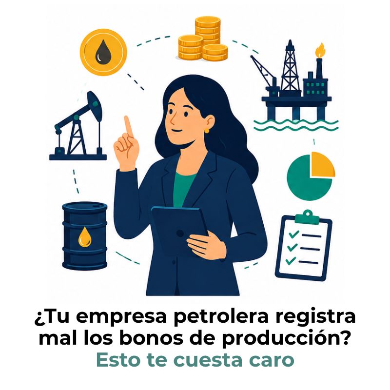 contabilización de bonos de producción petrolera