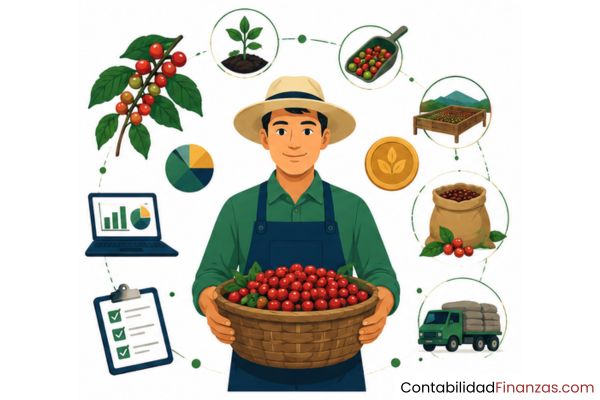 contabilizar la cosecha de café