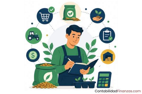 el registro de la compra de semillas