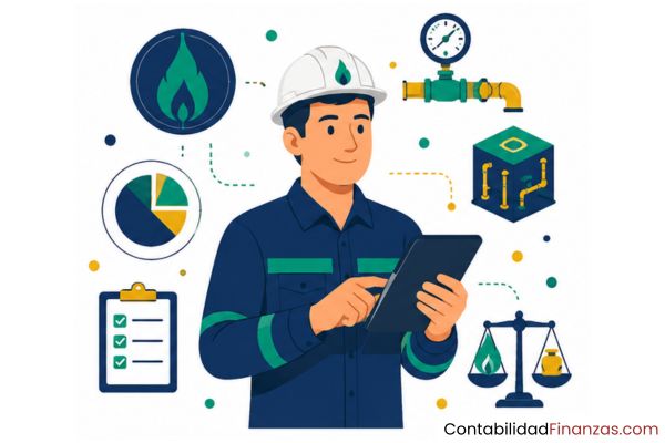 ¿Cómo se contabiliza el gas natural?