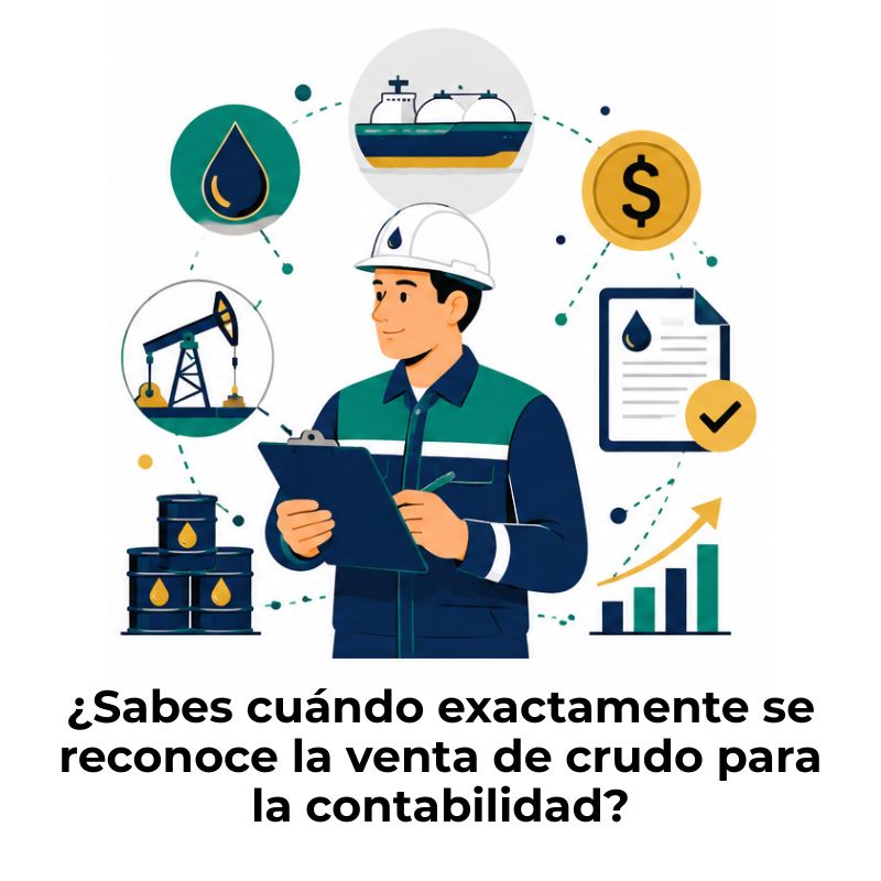 cómo se registra la venta de crudo