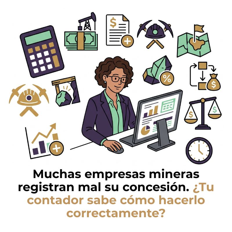 contabilización de concesiones mineras