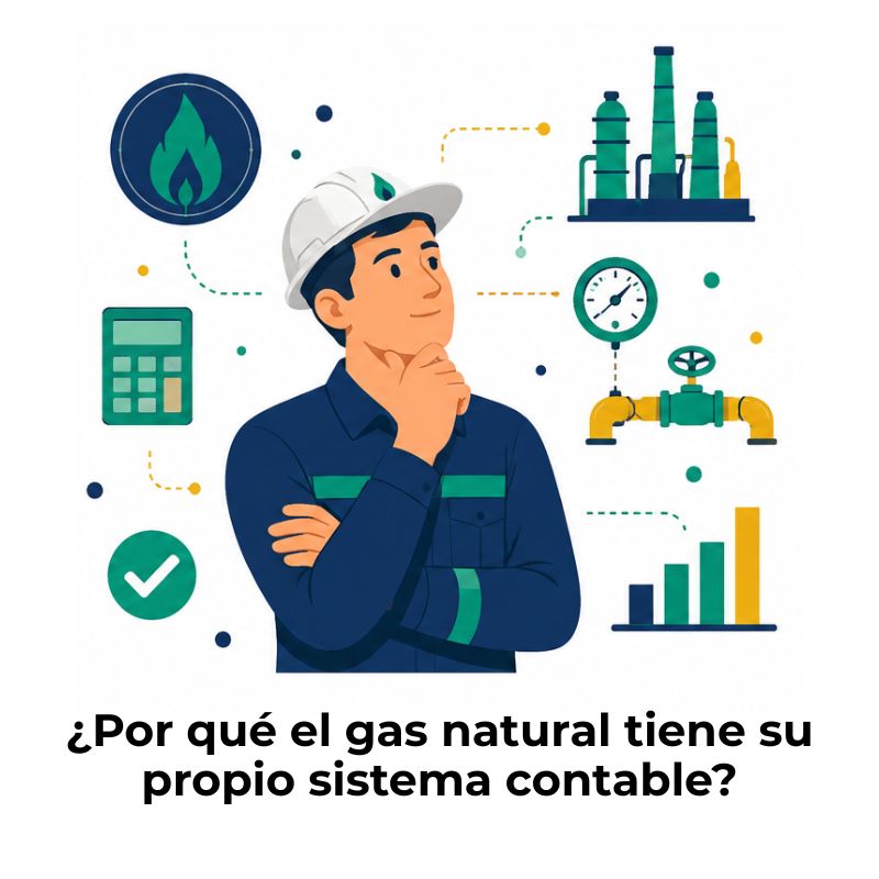 cómo se contabiliza el gas natural