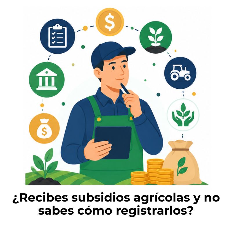 cómo contabilizar subsidios agrícolas