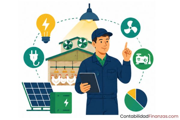 costo de energía en granja avícola