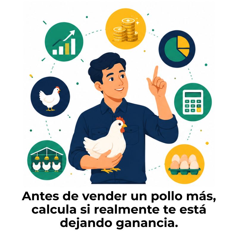 cómo calcular la rentabilidad de pollos