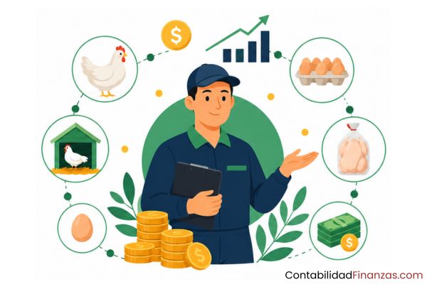 ingresos de una granja avícola