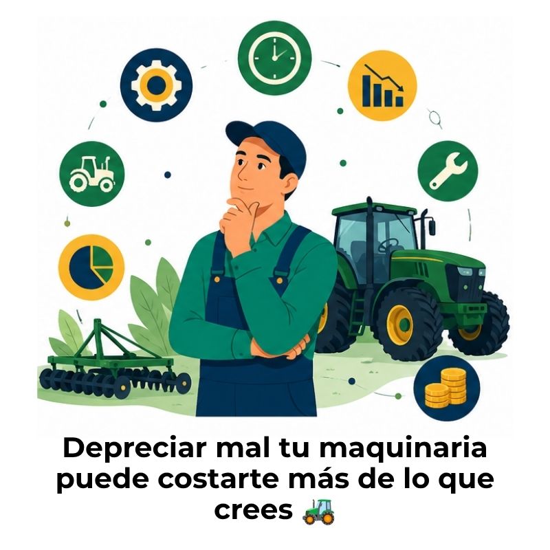 depreciación de maquinaria agrícola