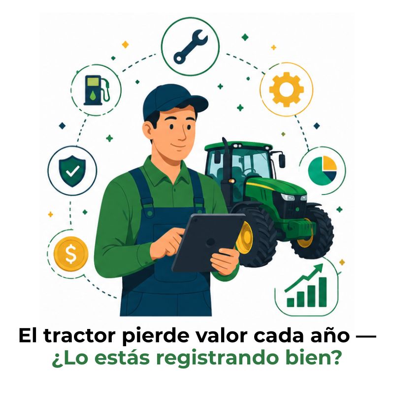 depreciación de un tractor en contabilidad