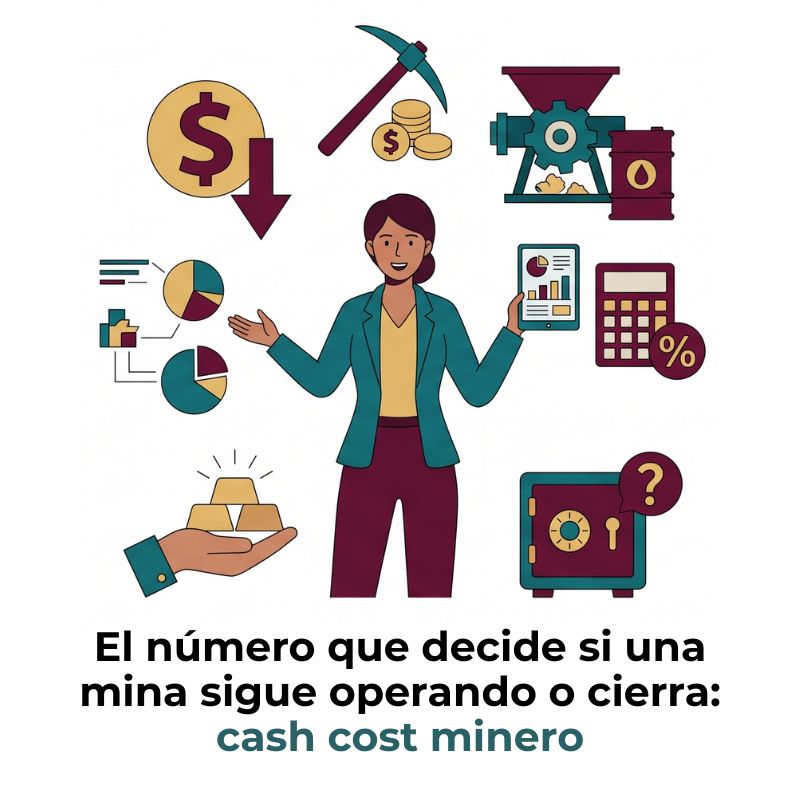 qué es el cash cost en minería