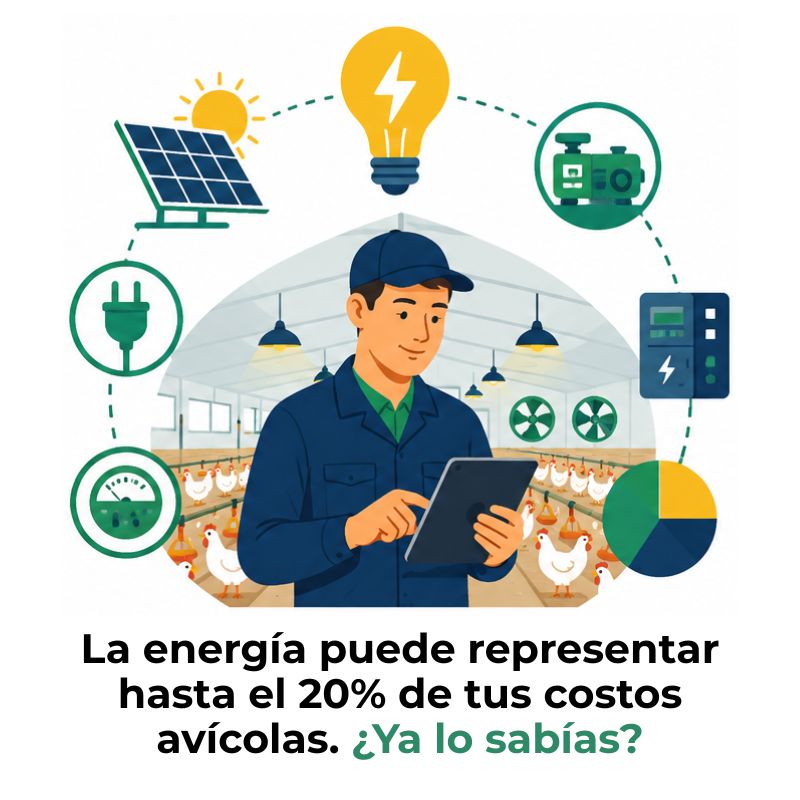costo de energía en granja avícola