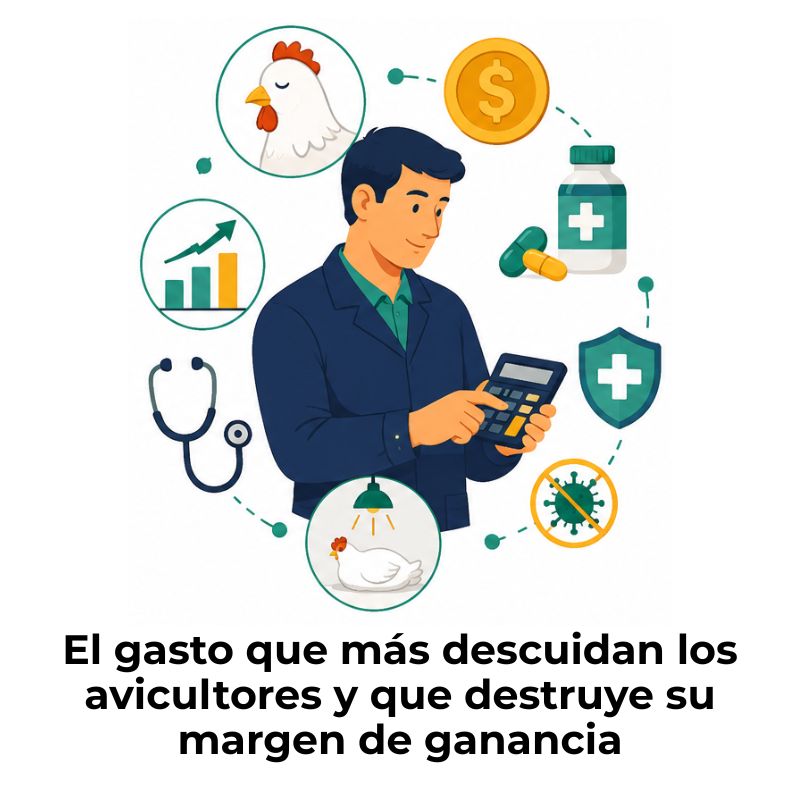 costo sanitario en granja de pollos
