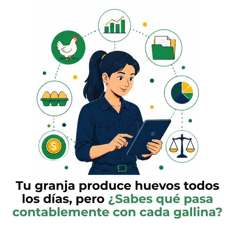 registro contable de aves de postura