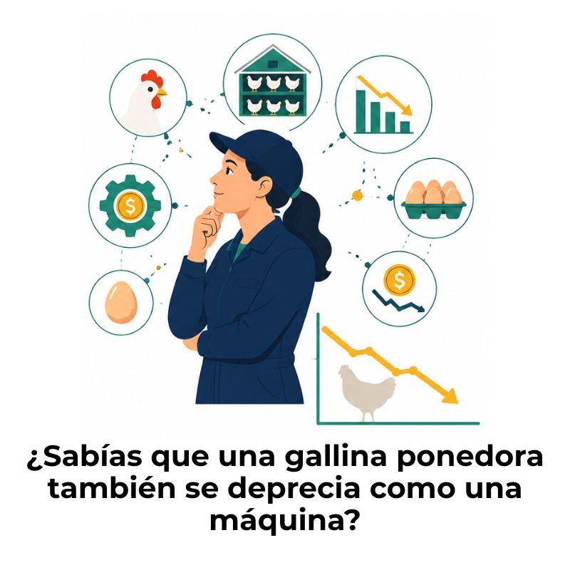 depreciación de gallinas ponedoras
