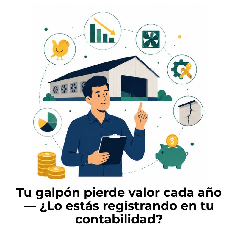 depreciación de los galpones avícolas