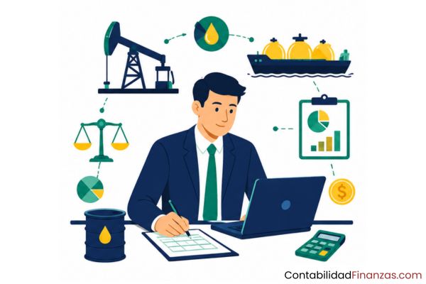 funciones que hace un contador petrolero