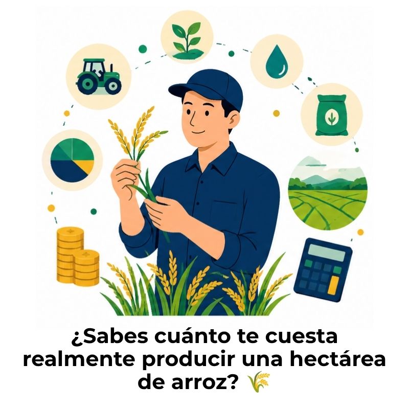 costos de producción de arroz por hectárea
