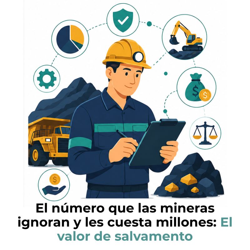 valor de salvamento del equipo minero