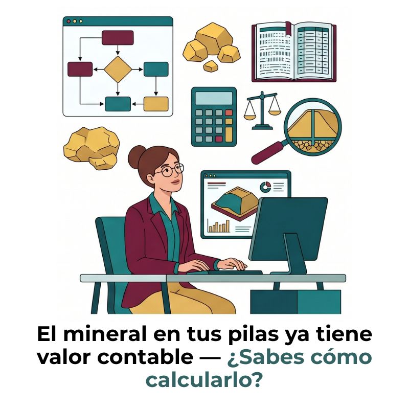 valuación de pilas de lixiviación en contabilidad minera