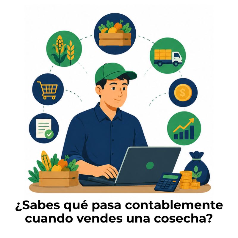 asientos contables de venta de cosecha