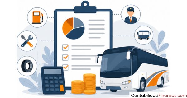 controlar los gastos de una empresa de transporte