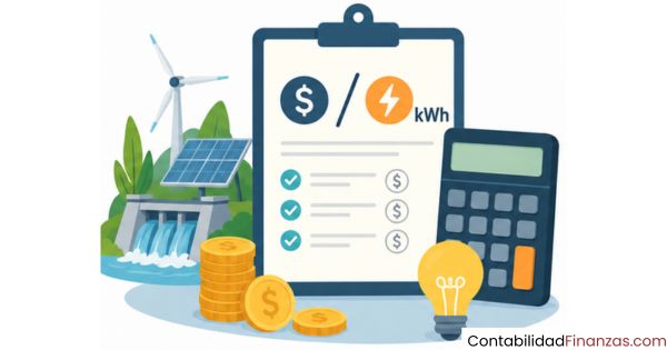 el cálculo del costo por kWh generado