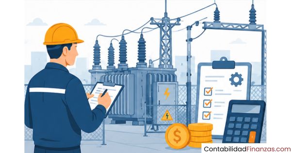 contabilización del mantenimiento de una subestación