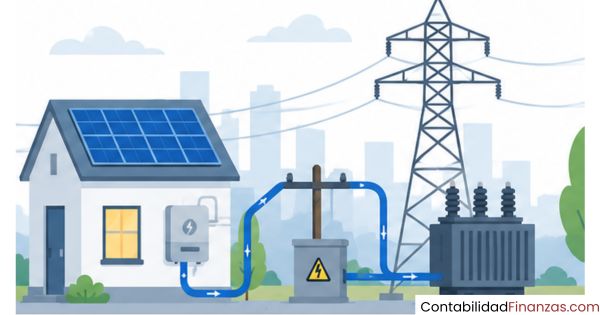 contabilización de la conexión a la red eléctrica