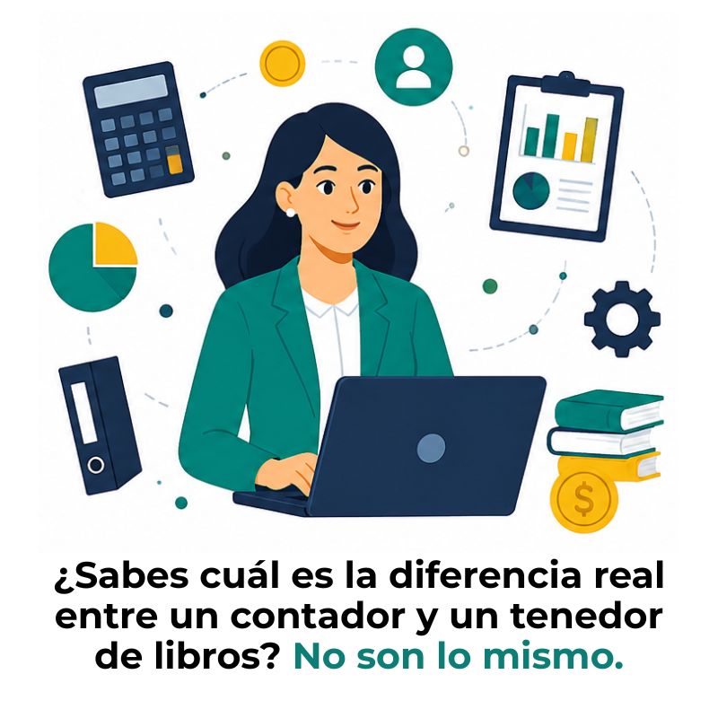 diferencia entre contabilidad y teneduría de libros