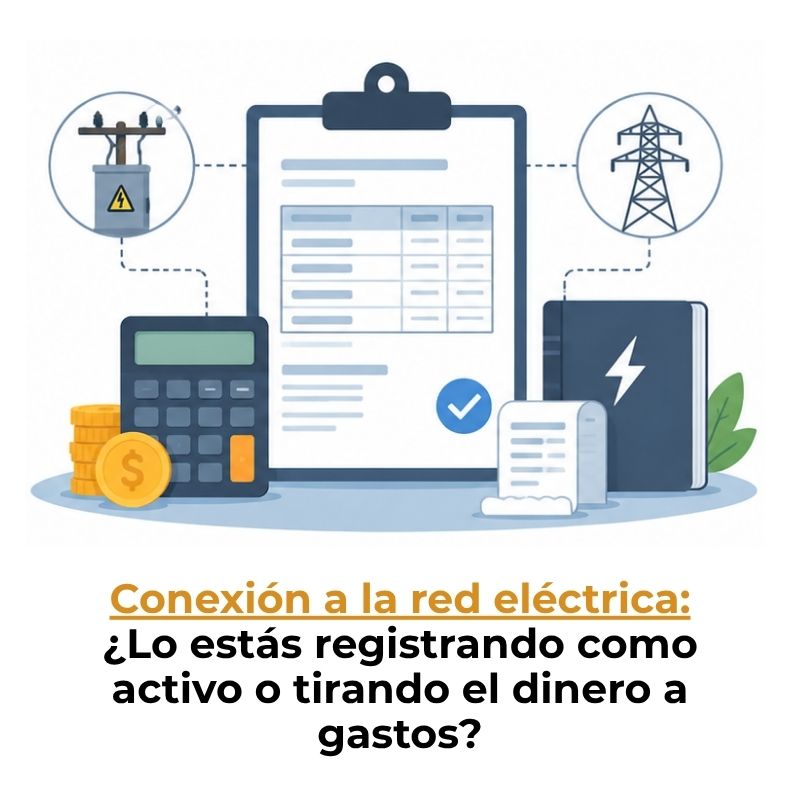 cómo se contabiliza la conexión a la red eléctrica