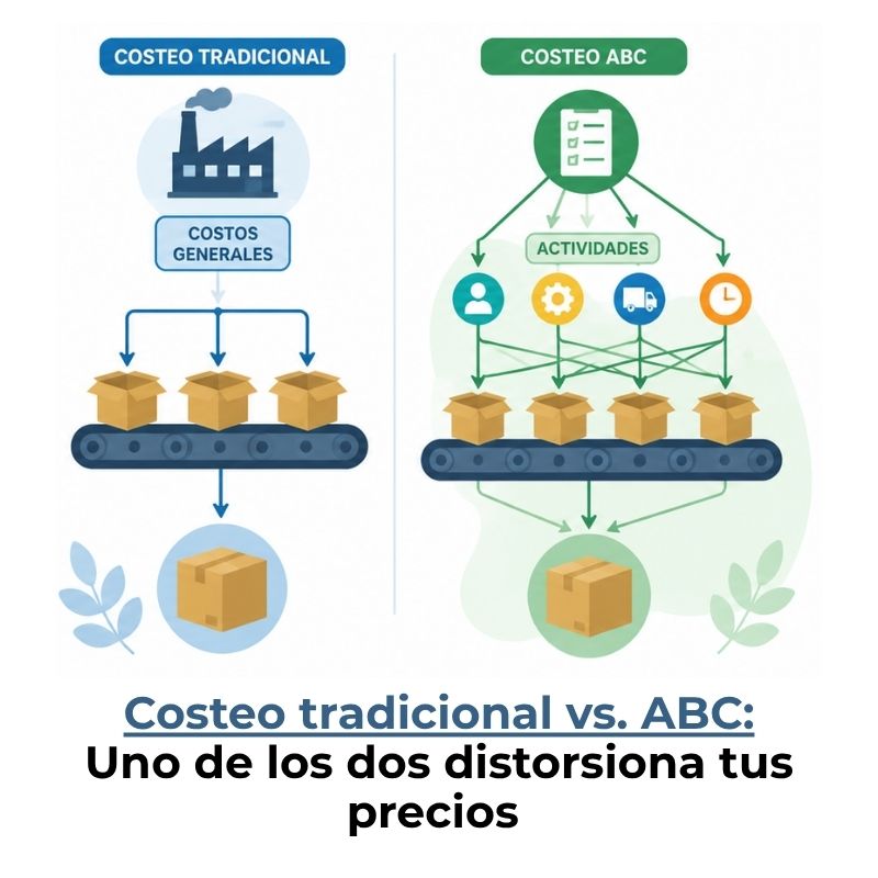 diferencias entre costeo abc y costeo tradicional