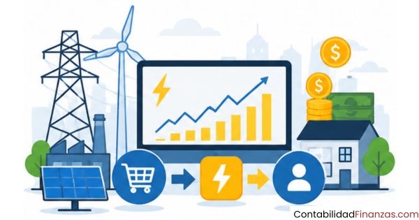 margen de una comercializadora eléctrica