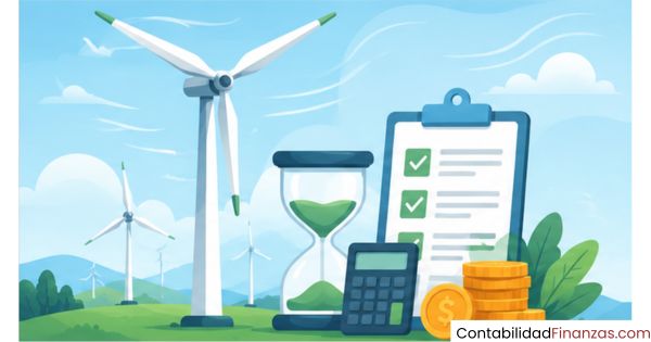vida útil fiscal de un aerogenerador