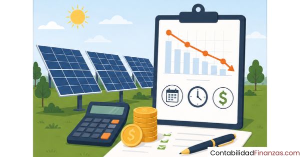 depreciación de paneles solares