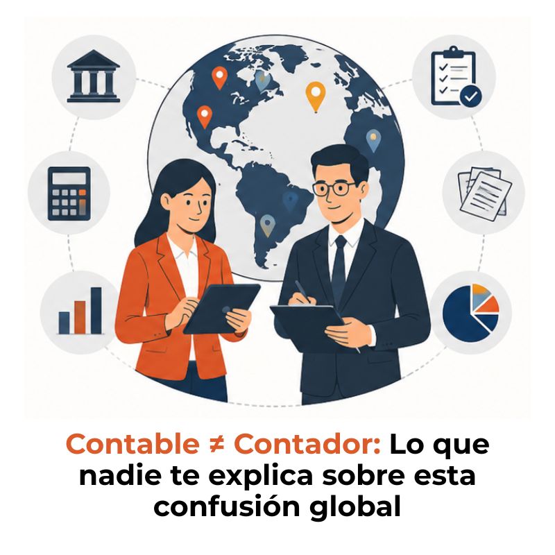 diferencia entre contable y contador según el país
