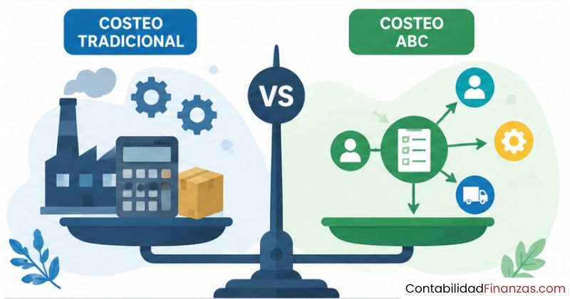 diferencias entre costeo abc y costeo tradicional