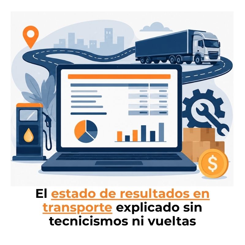 estado de resultados de una empresa de transporte