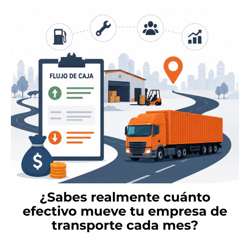 flujo de caja de una empresa de transporte