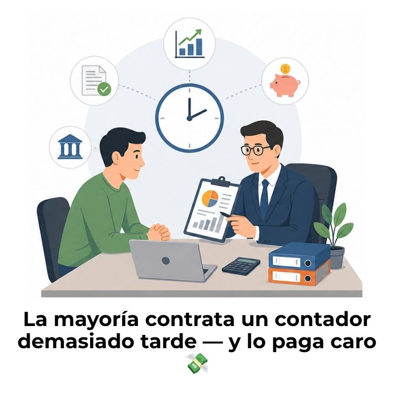 cuál es el mejor momento para contratar un contador