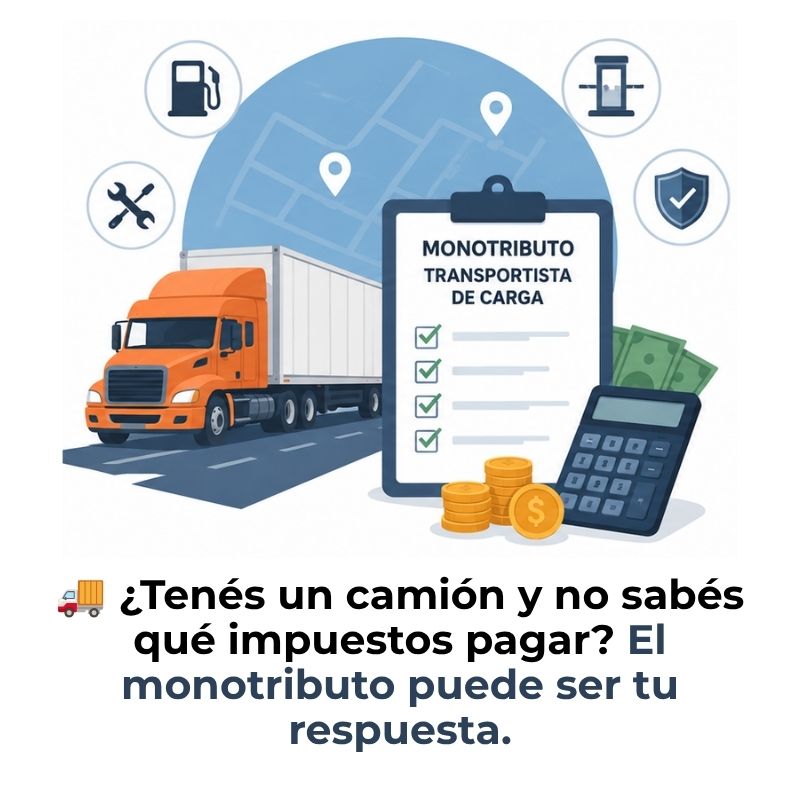 monotributo para transportistas de carga