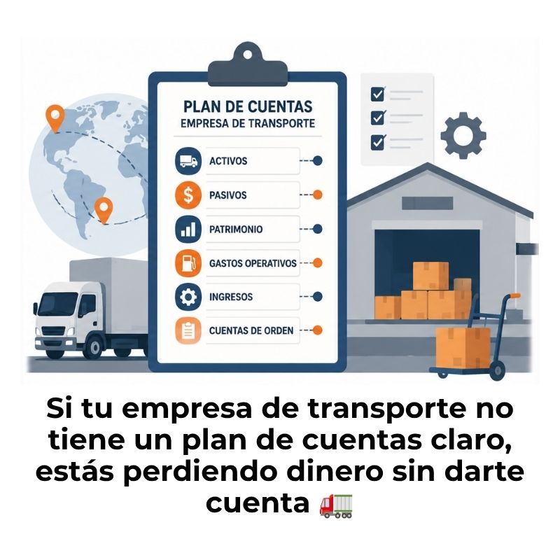 plan de cuentas para una empresa de transporte