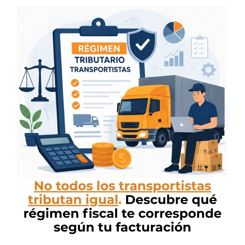 régimen tributario para transportistas