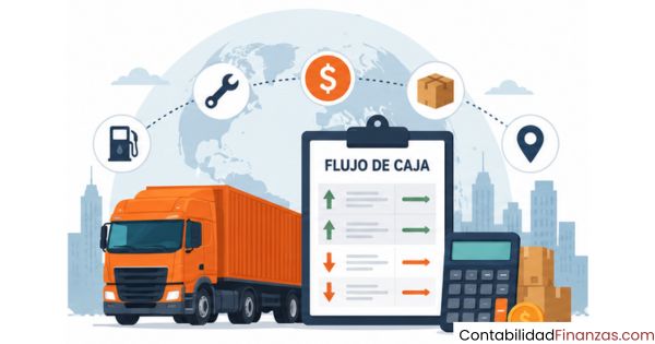 flujo de caja de una empresa de transporte