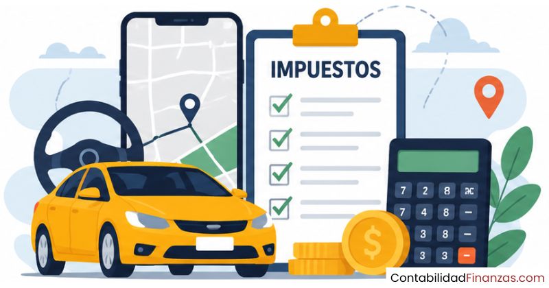 impuestos para conductores de aplicaciones de transporte