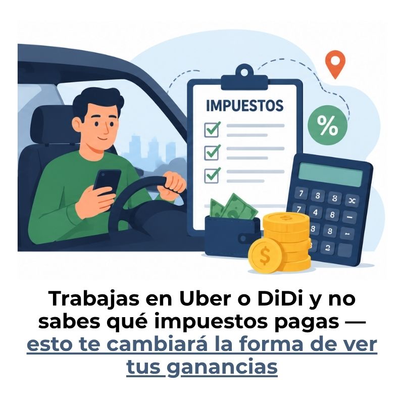impuestos para conductores de apps de transporte