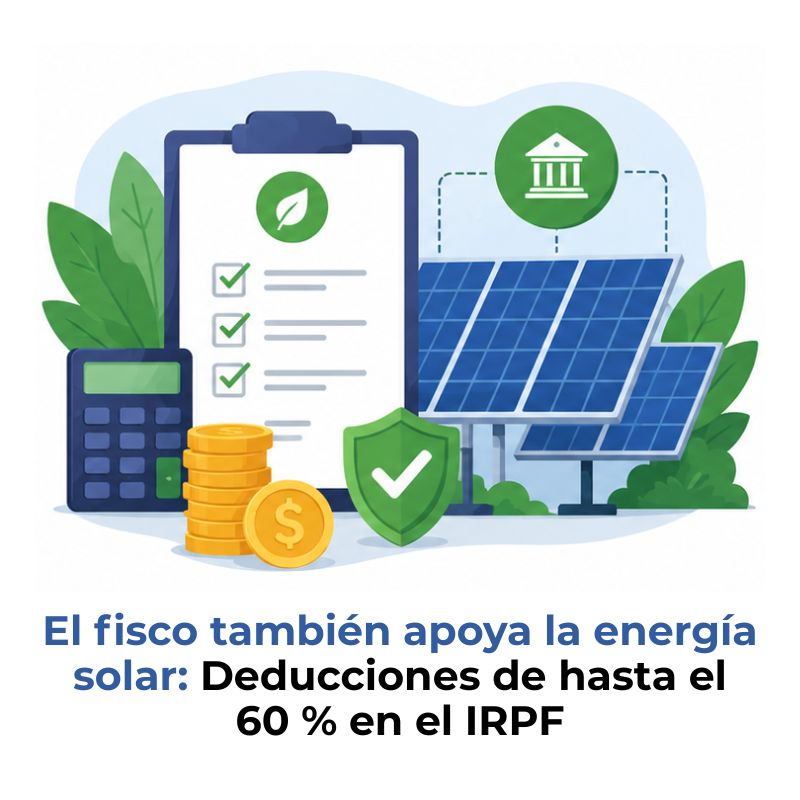 incentivos fiscales para la instalación de placas solares