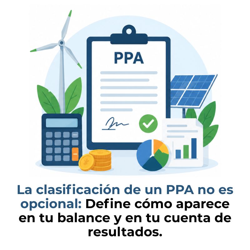 contabilización de contratos PPA