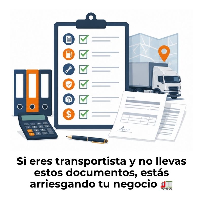 documentos contables que necesita un transportista